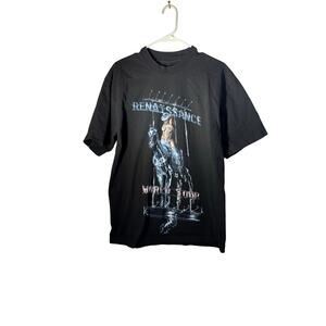 Beyonce Official Renaissance World Tour Merch Horse Cowboy Hat T-shirt M